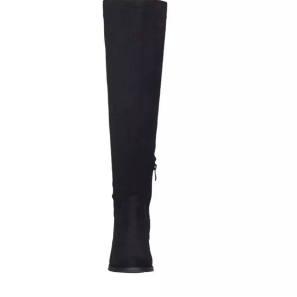 NEW! French Connection Over-the-Knee Micro Suede Boots /Size 7.5 US/ Black